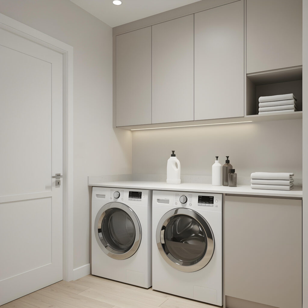 basment laundry room